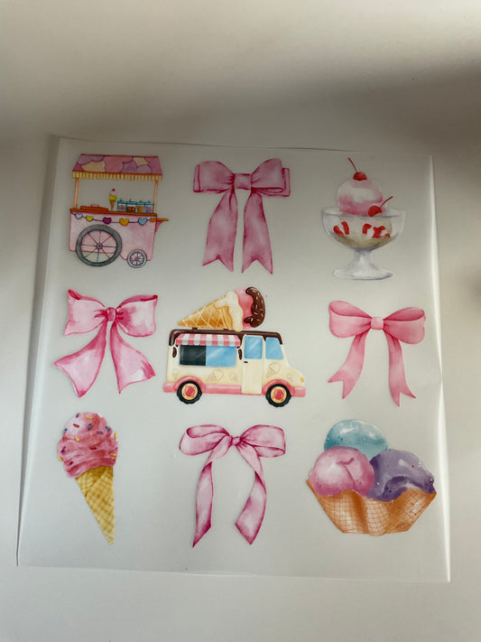 Watercolor Ice Cream HT